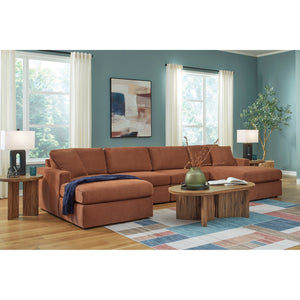 A room setting featuring Modmax Spice 4 Piece Dual Chaise Sectional