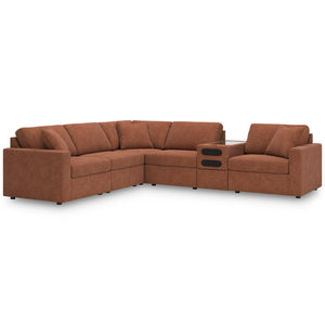 Modmax Spice 6 Piece Sectional with Audio Console QK1107363