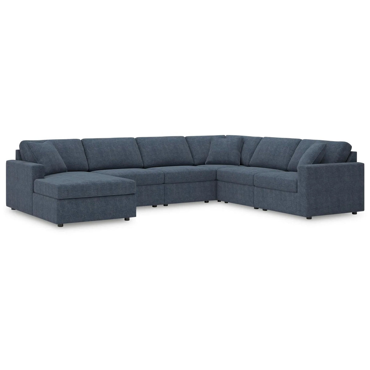 Modmax Spice 6 Piece Left Storage Chaise Sectional QK1107366