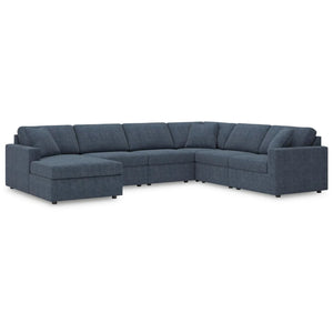 Modmax Spice 6 Piece Left Storage Chaise Sectional QK1107366