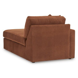 Back view of Modmax Spice Left Storage Chaise