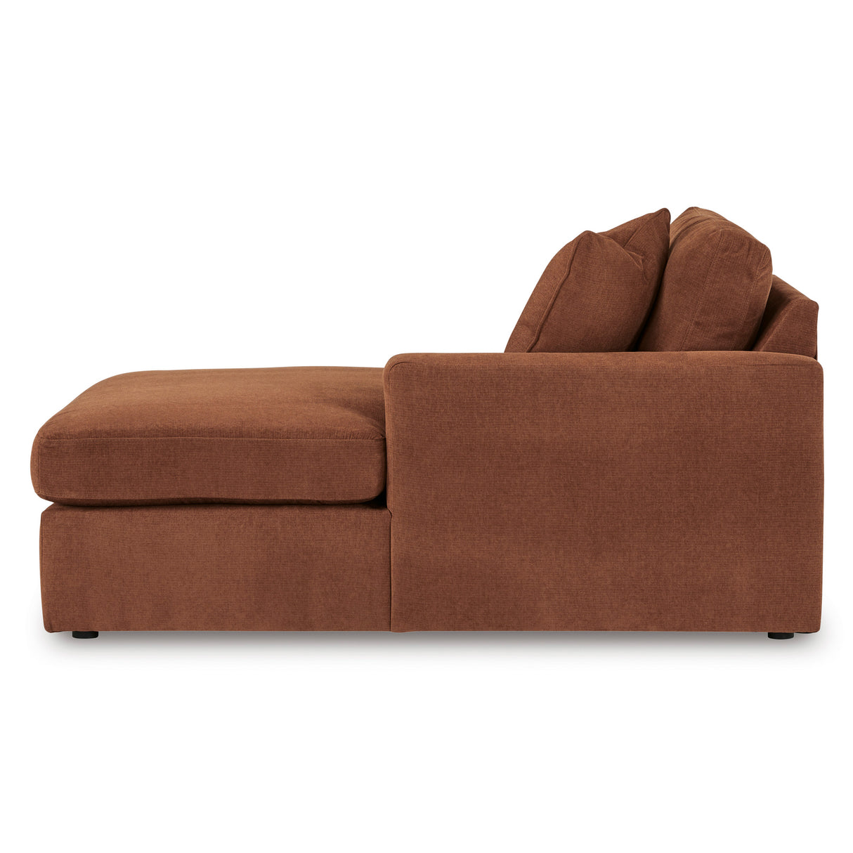 Side view of Modmax Spice Right Storage Chaise