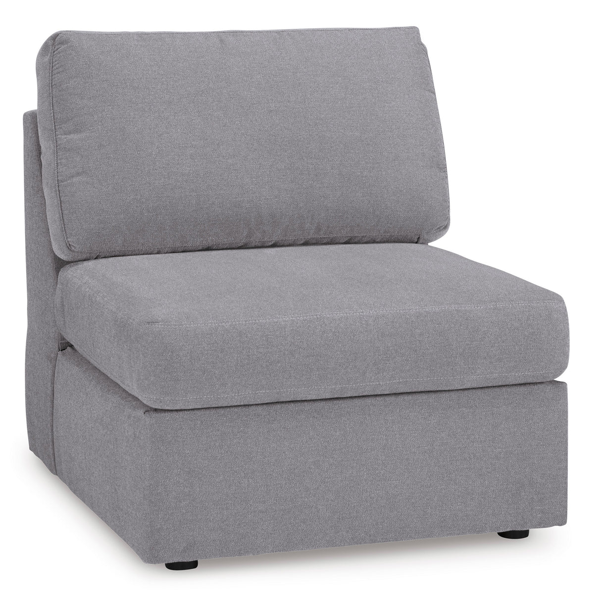 Front right view of Modmax Granite Armless Chair