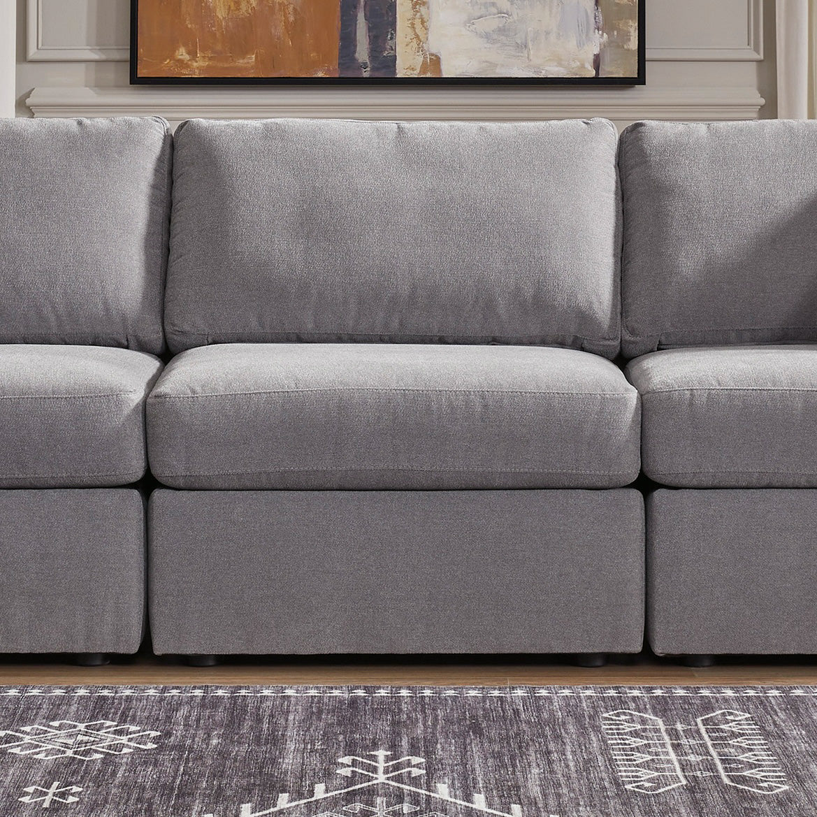 Detail view of Modmax Granite Armless Chair