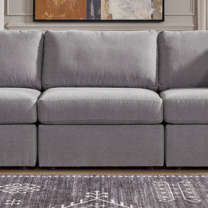 Detail view of Modmax Granite Armless Chair