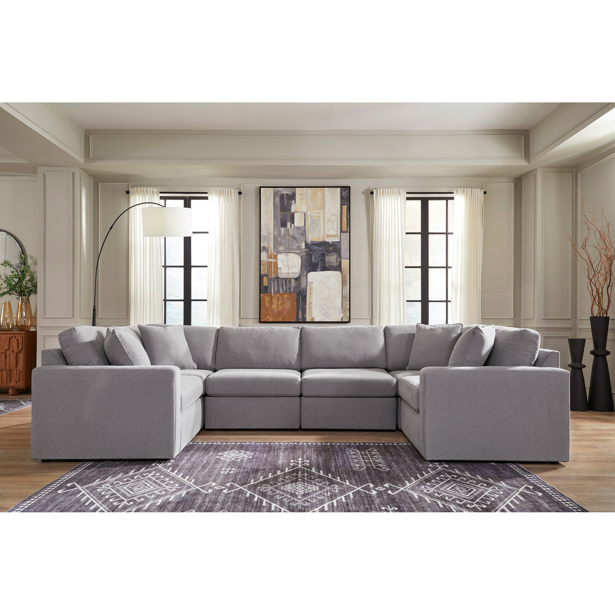 Room setting 2 featuring Modmax Granite Armless Chair