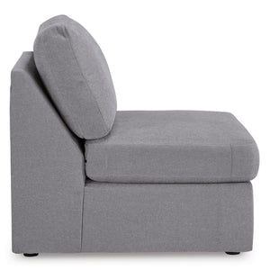 Side view of Modmax Granite Armless Chair