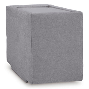 Back view of Modmax Granite Storage Console