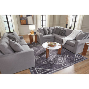 A room setting featuring Modmax Granite Corner Wedge