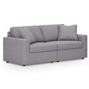 Front right view of Modmax Granite 2 Piece Loveseat