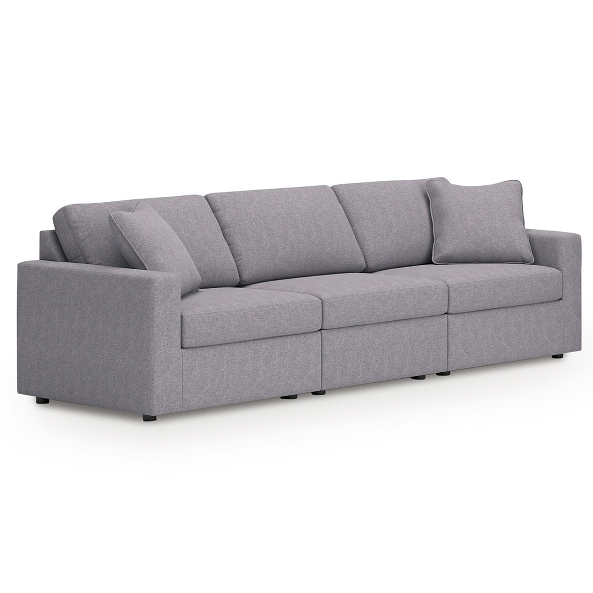 Front right view of Modmax Granite 3 Piece Sofa