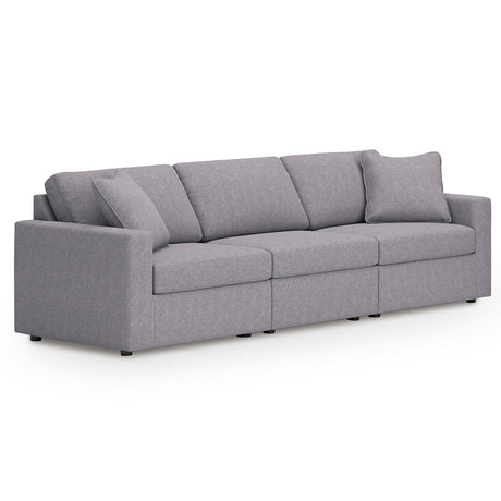 Front right view of Modmax Granite 3 Piece Sofa