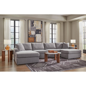 A room setting featuring Modmax Granite 4 Piece Dual Chaise Sectional