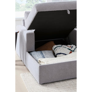 Detail view of Modmax Granite 6 Piece Left Storage Chaise Sectional