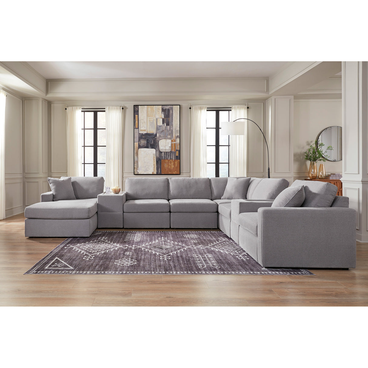 Room setting 2 featuring Modmax Granite Left Chaise