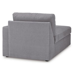 Back view of Modmax Granite Right Chaise