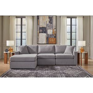 Room setting 3 featuring Modmax Granite Left Storage Chaise