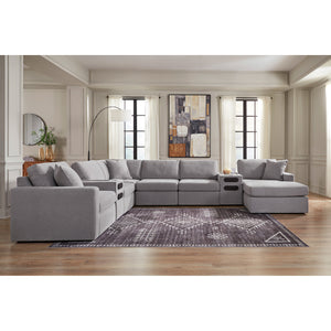 Room setting 2 featuring Modmax Granite Right Storage Chaise