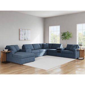 A room setting featuring Modmax Ink 8 Piece Left Chaise Sectional