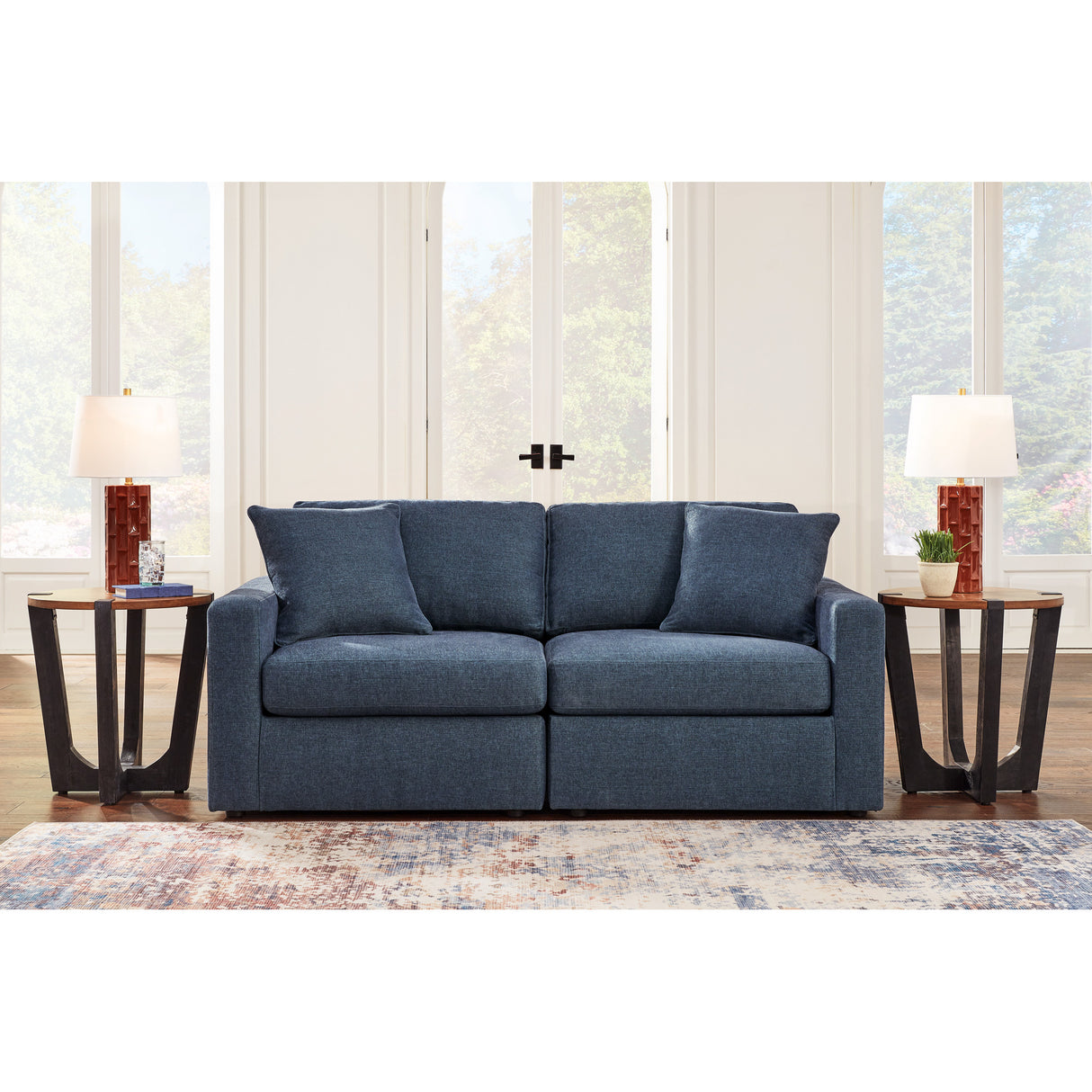 A room setting featuring Modmax Ink 2 Piece Loveseat