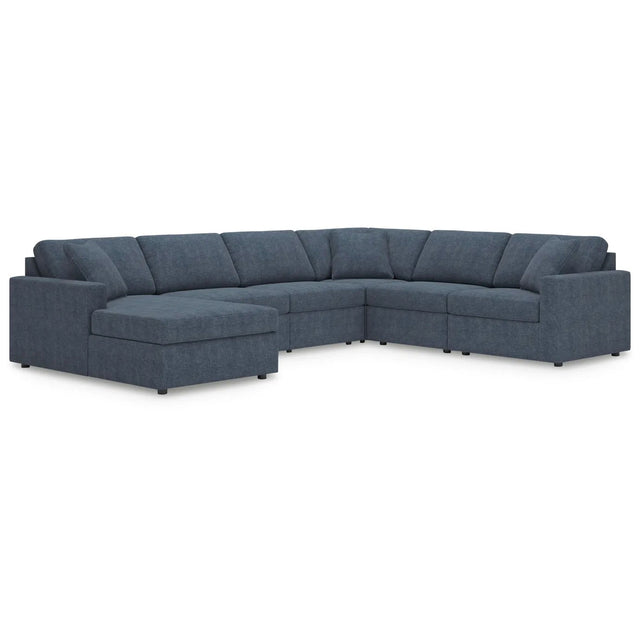 Modmax Ink 6 Piece Left Chaise Sectional QK1107407