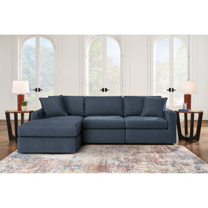 A room setting featuring Modmax Ink 3 Piece Left Chaise Sofa