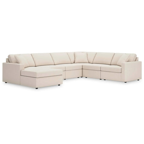 Modmax Ink 6 Piece Left Storage Chaise Sectional QK1107409