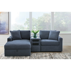 A room setting featuring Modmax Ink Left Storage Chaise
