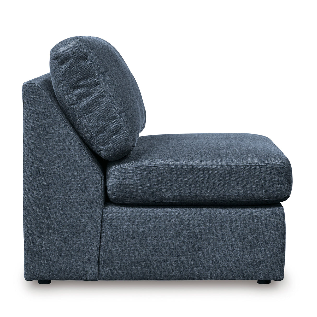 Side view of Modmax Ink Armless Chair