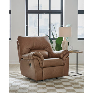 A room setting featuring Whitlock Caramel Rocker Recliner