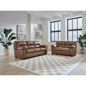 Room setting 4 featuring Whitlock Caramel Sofa