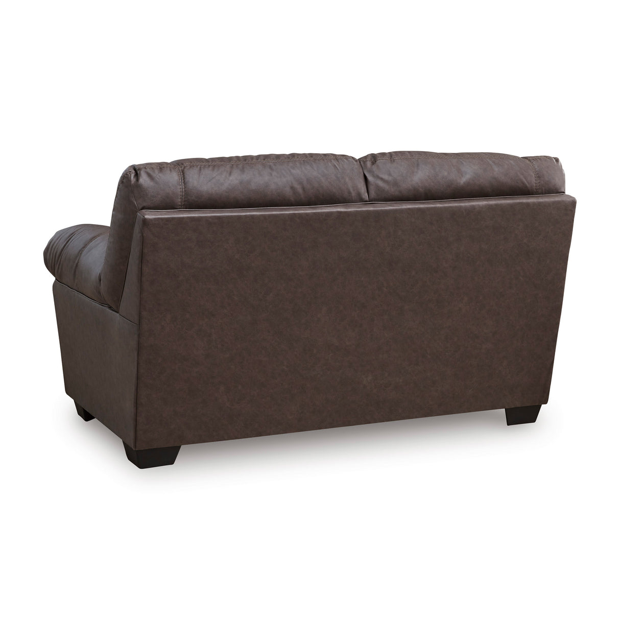 Back view of Whitlock Umber Loveseat