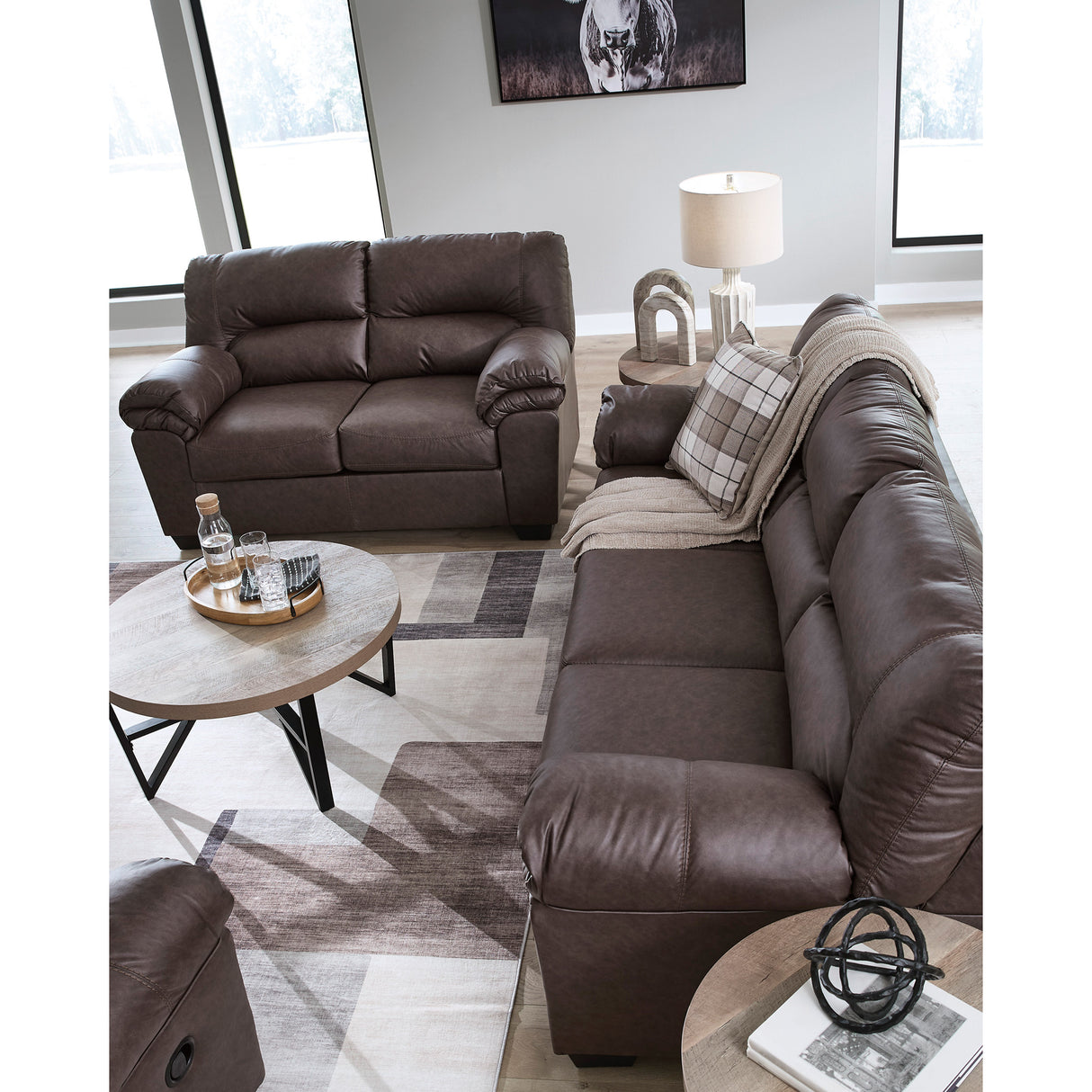 Room setting 6 featuring Whitlock Umber Sofa