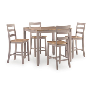 Gesthaven 5 Piece Square Counter Dining Set