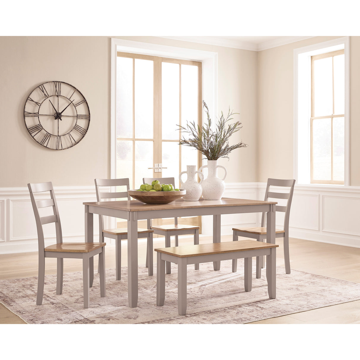 Gesthaven 6 Piece Rectangular Dining Set