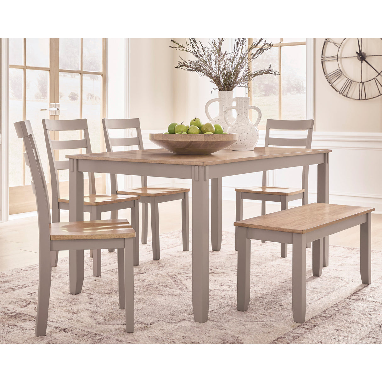 Gesthaven 6 Piece Rectangular Dining Set
