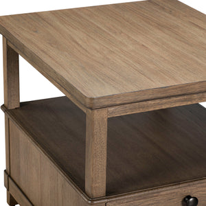 Detail view 2 of Artisan Home Sienna Stone 2 Drawer End Table