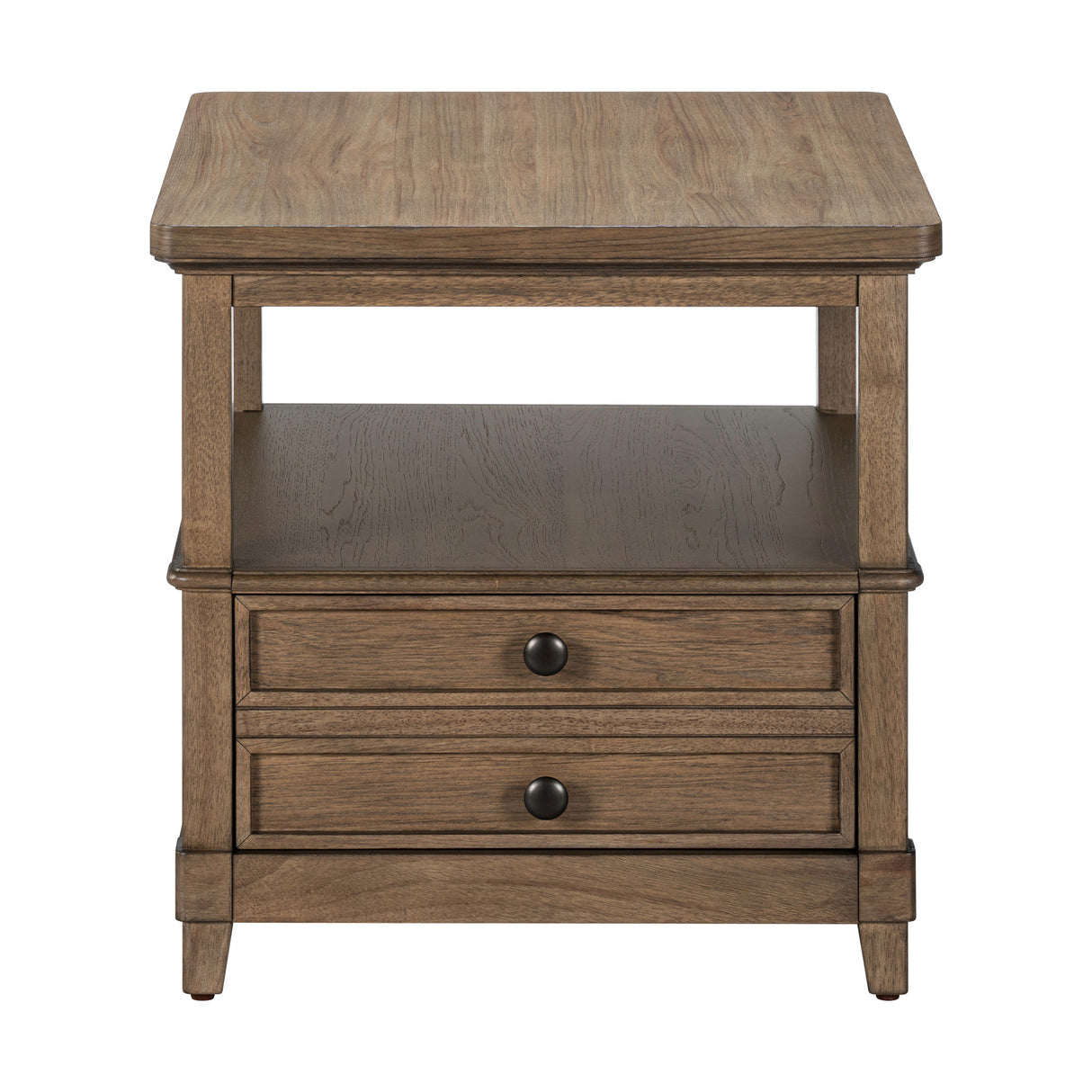 Artisan Home Sienna Stone 2 Drawer End Table QK1107459