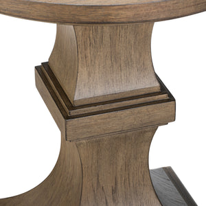 Detail view 2 of Artisan Home Sienna Stone Round Chairside Table