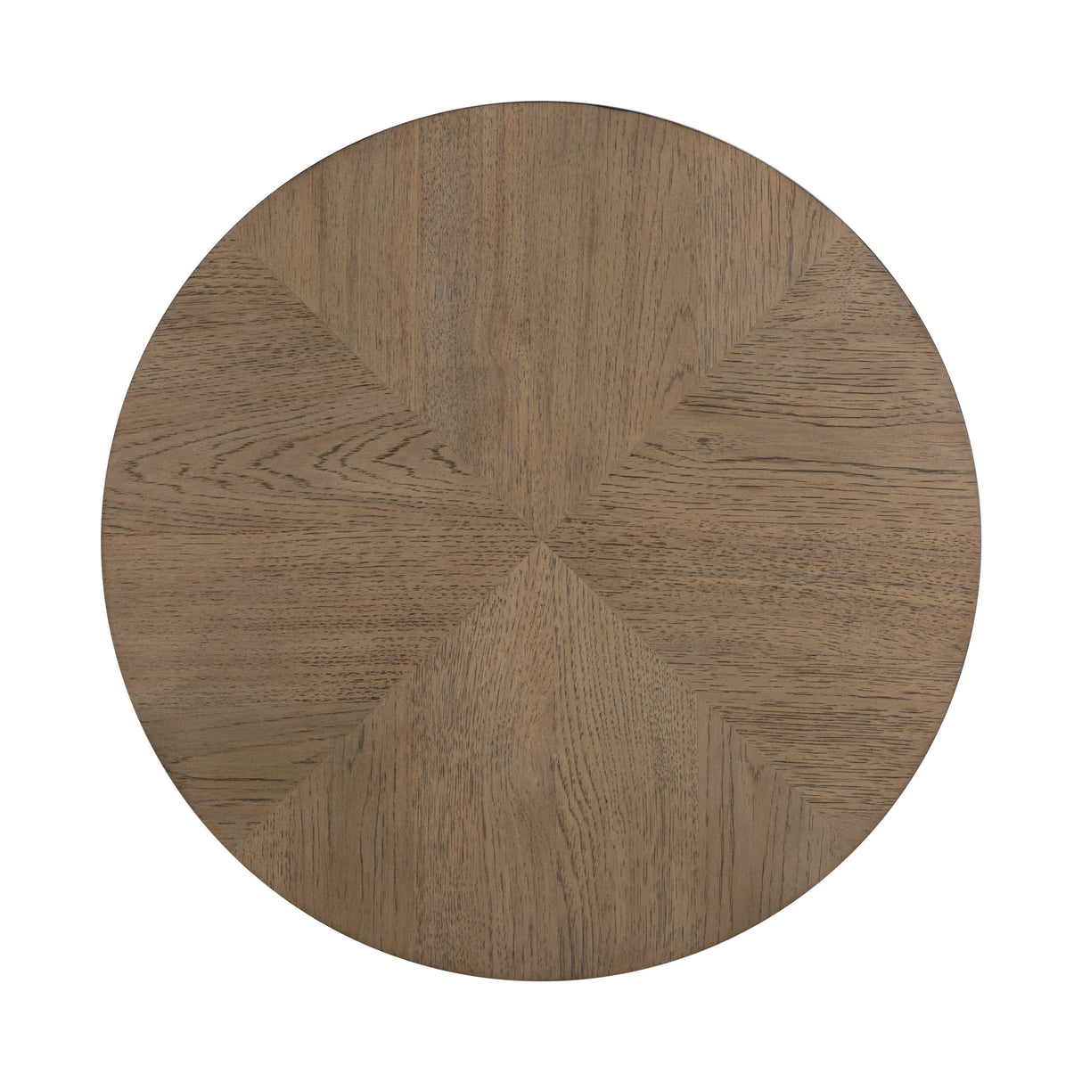 Top view of Hendrix Natural Round End Table