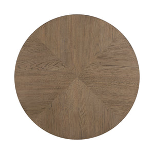 Top view of Hendrix Natural Round End Table