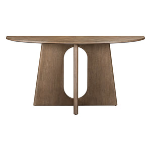 Hendrix Natural Demilune Sofa Table QK1107463