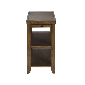 Mitchell Nutmeg Chairside Table QK1107466