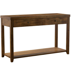 Front right view of Mitchell Nutmeg Sofa Table
