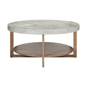 Danby Alabaster Round Coffee Table QK1107472