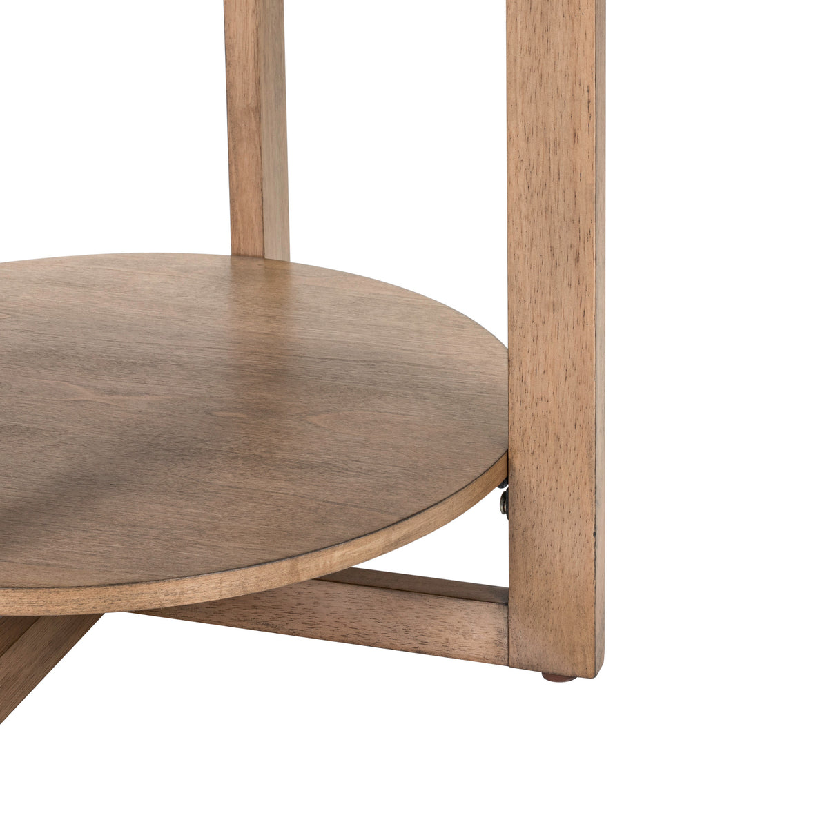 Detail view of Danby Alabaster Round End Table