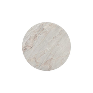 Top view of Danby Alabaster Chairside Table