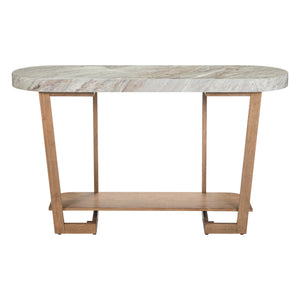 Back view of Danby Alabaster Sofa Table