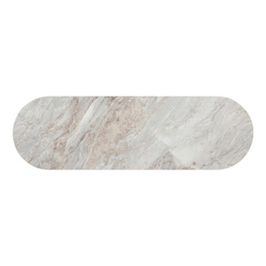 Top view of Danby Alabaster Sofa Table