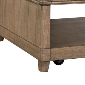 Detail view 4 of Artisan Home Sienna Stone Rectangular Coffee Table